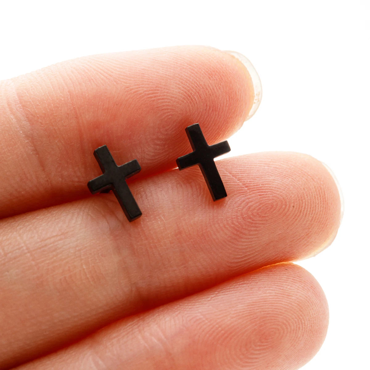 Boucle d’oreille croix