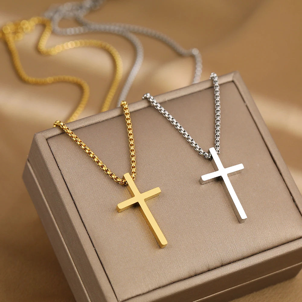 Collier croix femme