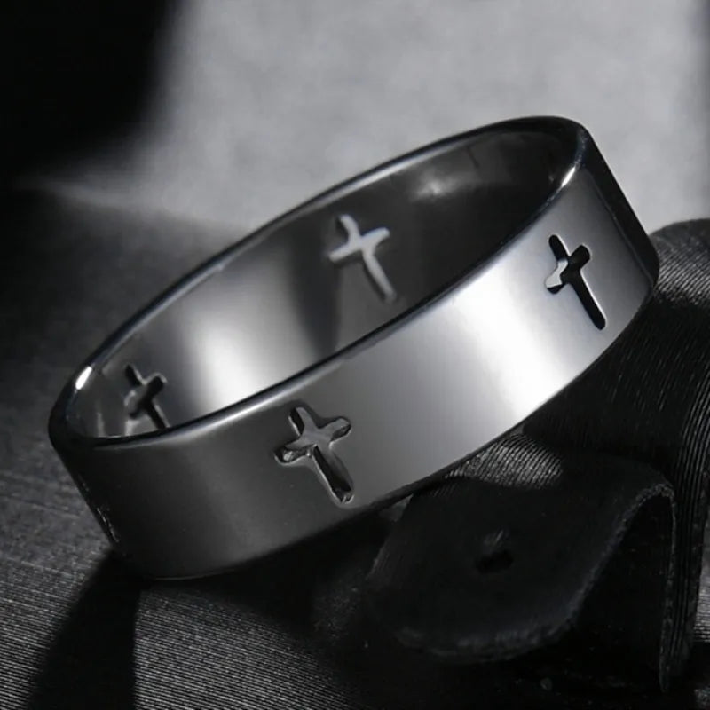 Bague chrétienne homme
