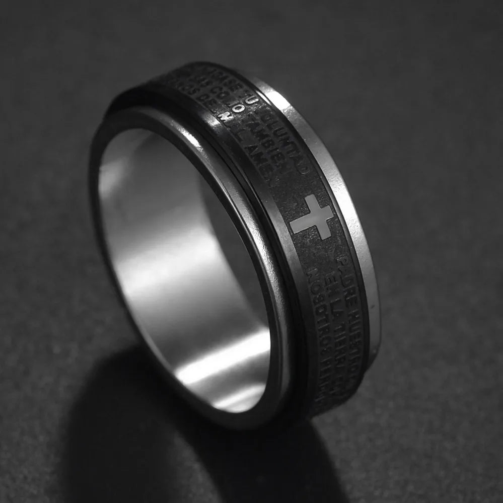 Bague chrétienne homme