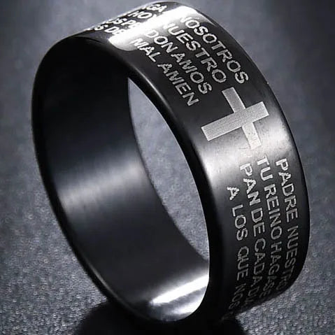 Bague chrétienne homme