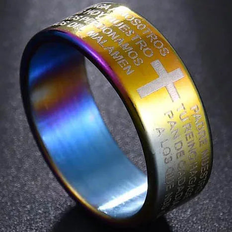 Bague chrétienne homme