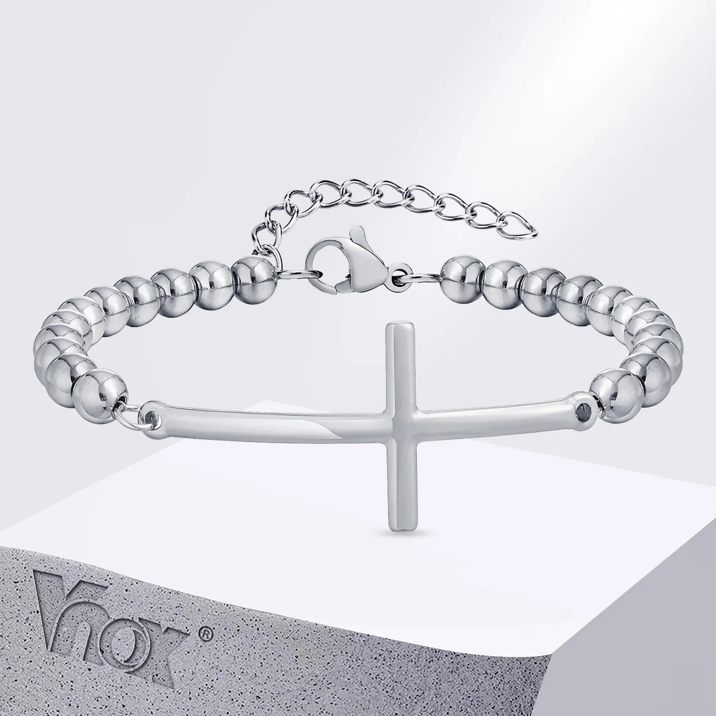 Bracelet croix homme