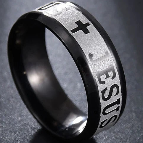 Bague chrétienne homme
