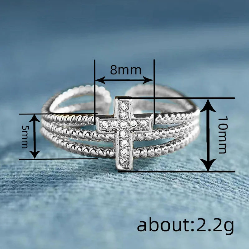 Bague croix