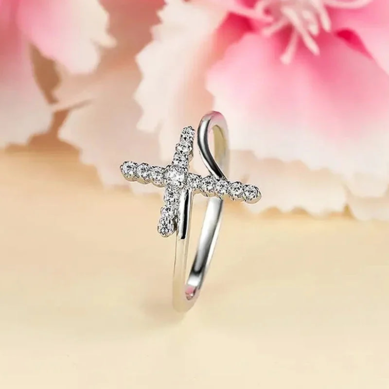 Bague croix chretienne