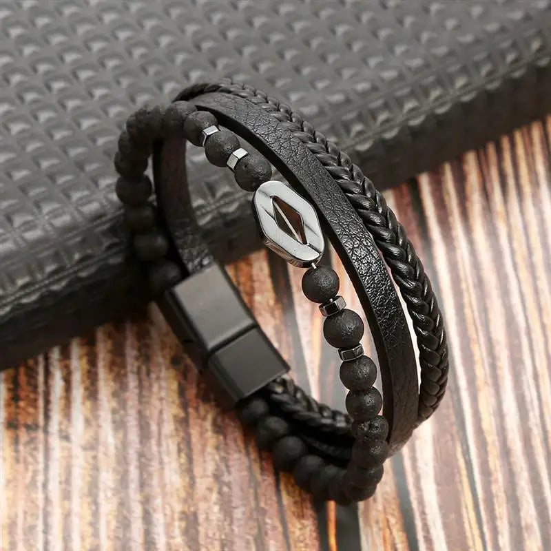 Bracelet croix homme