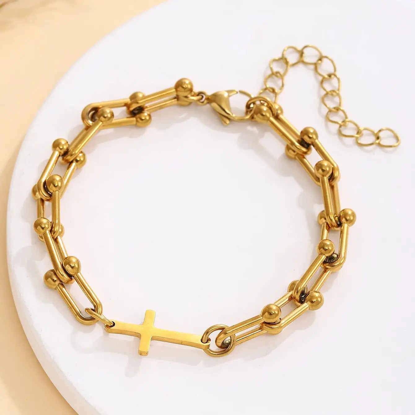 Bracelet croix femme