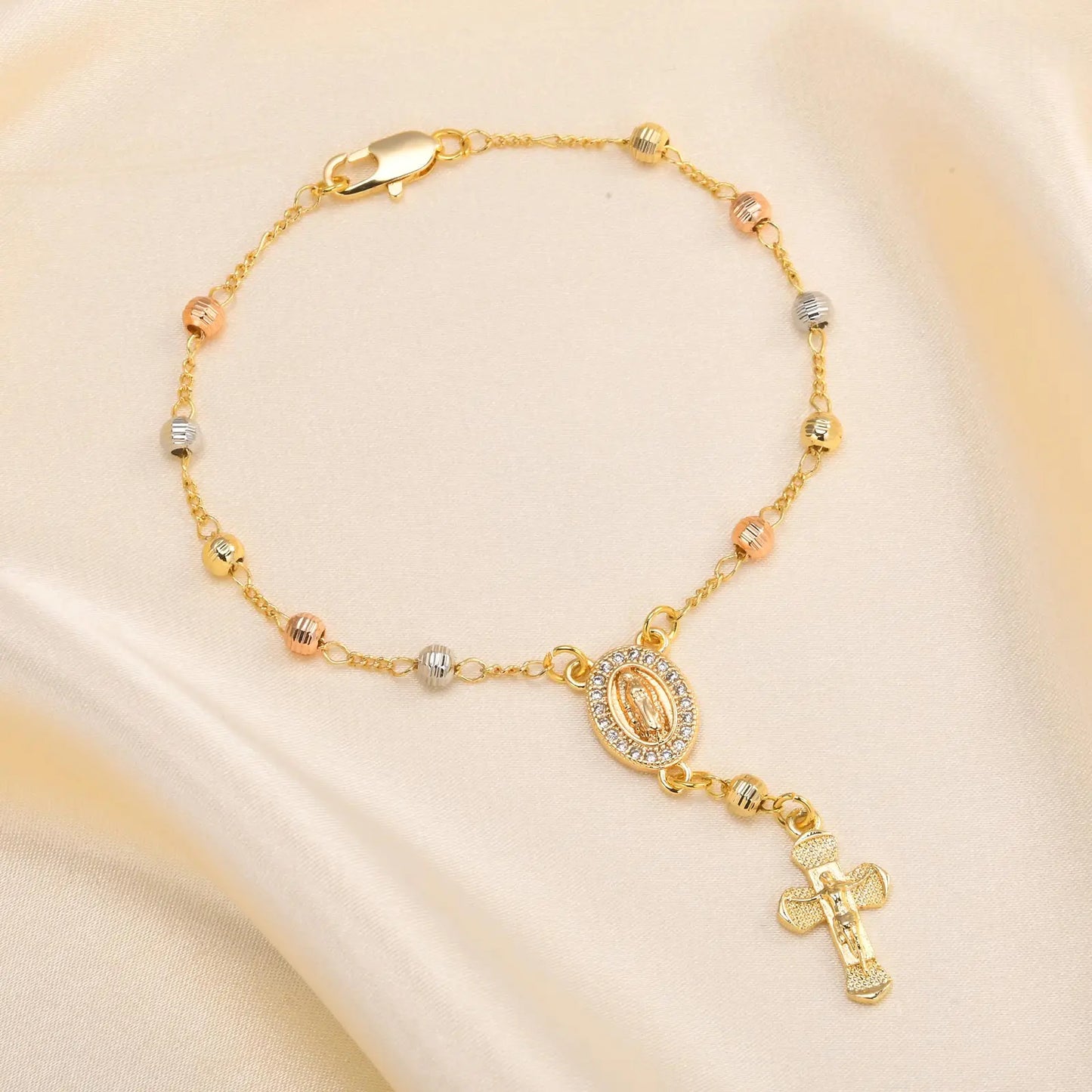 Bracelet croix chrétienne
