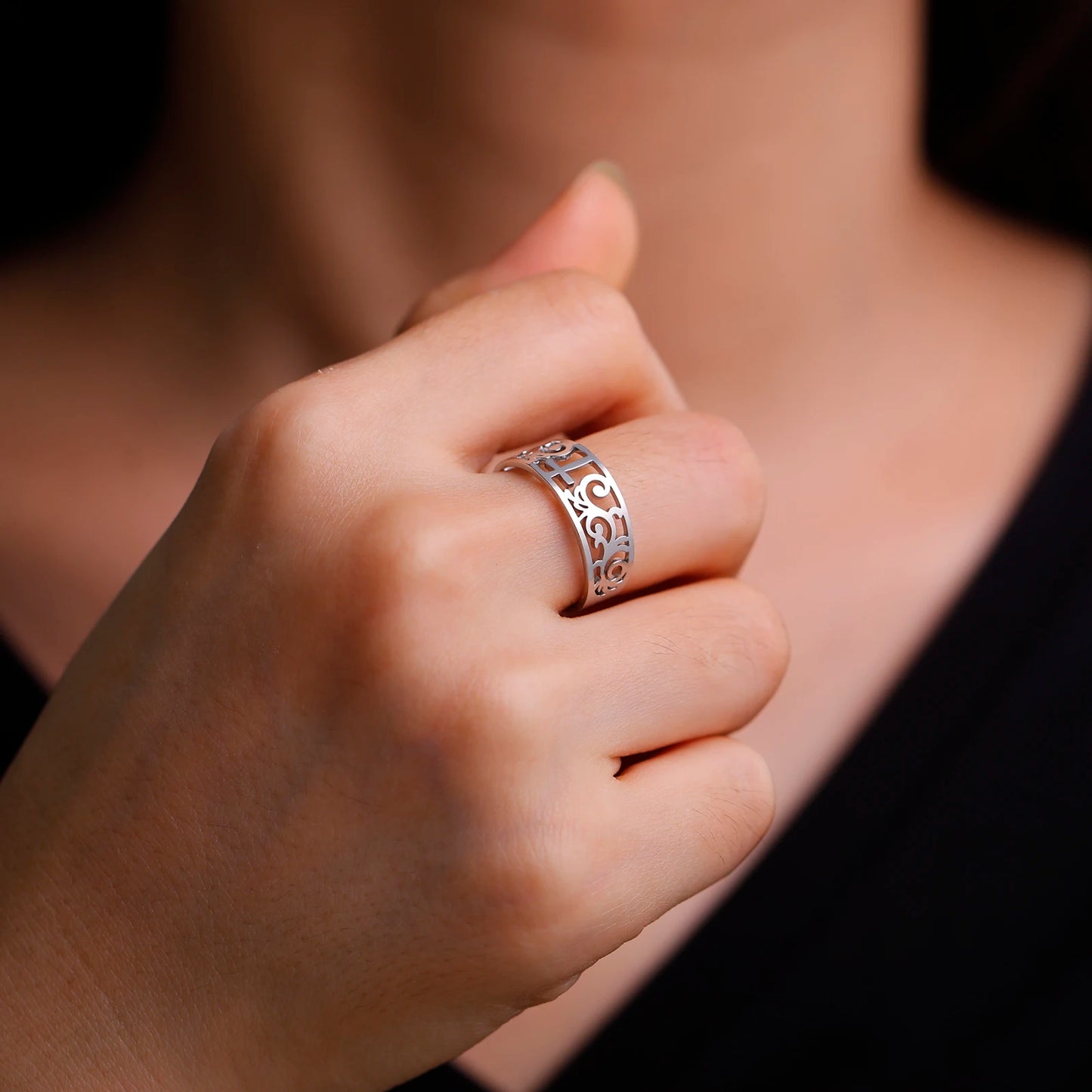 Bague religieuse femme