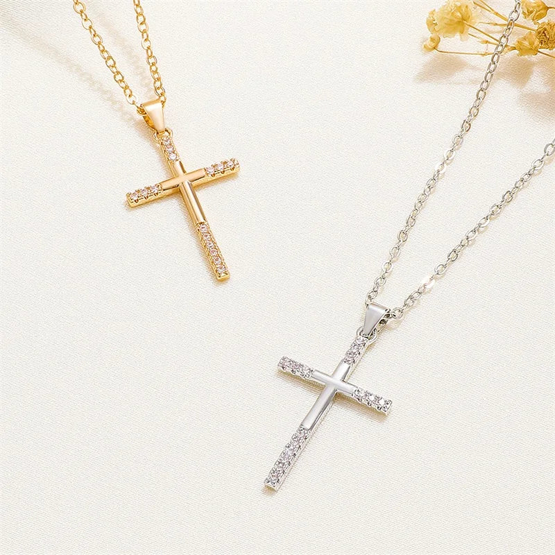 Collier croix femme
