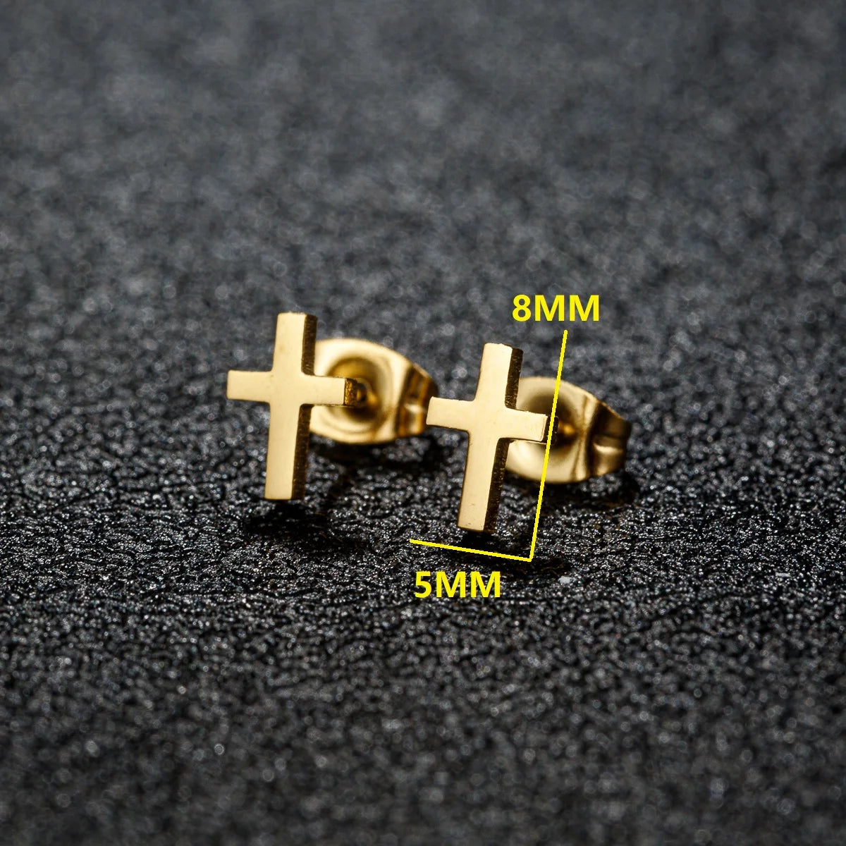 Boucle d’oreille croix