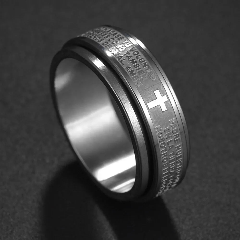 Bague chrétienne homme