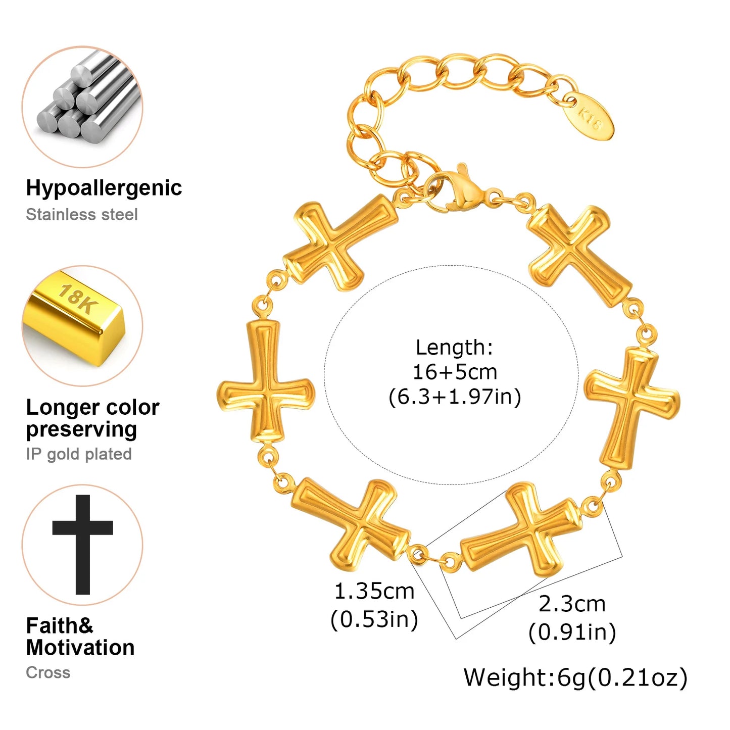 Bracelet religieux catholique