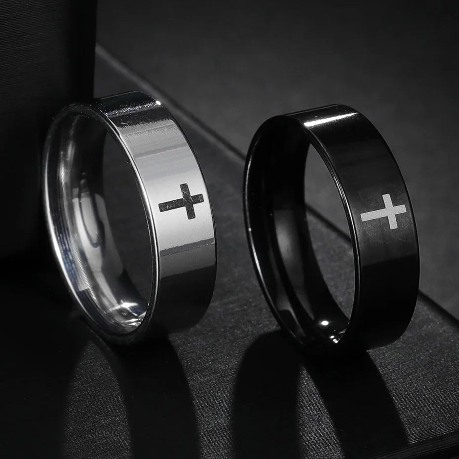 Bague chrétienne homme