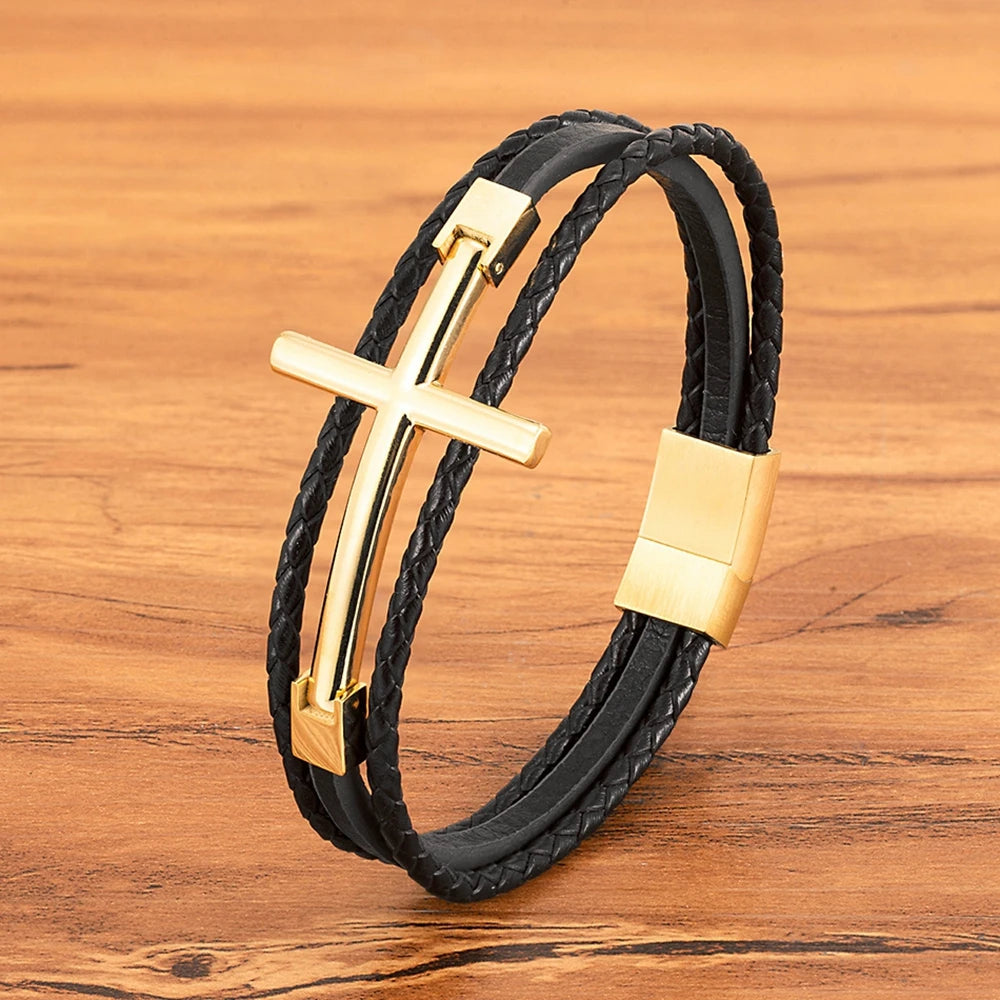 Bracelet croix chrétienne