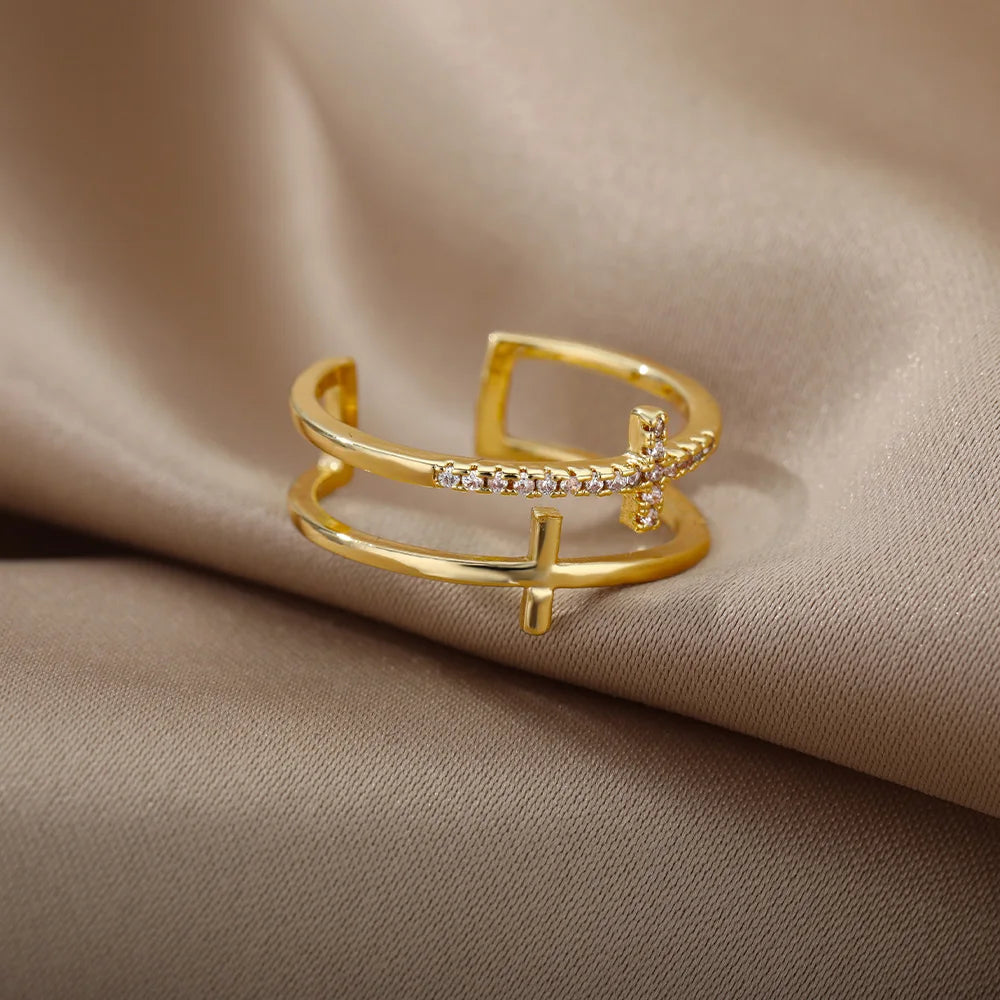 Bague croix