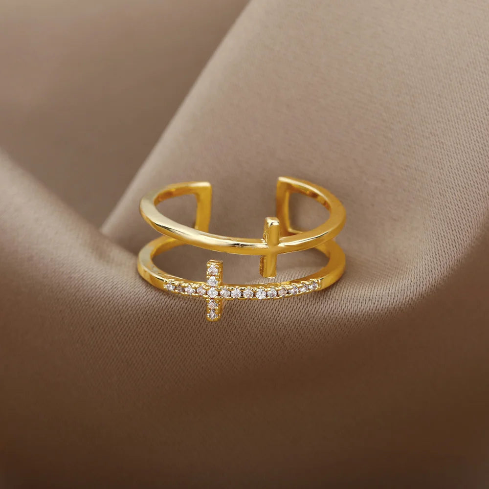Bague croix