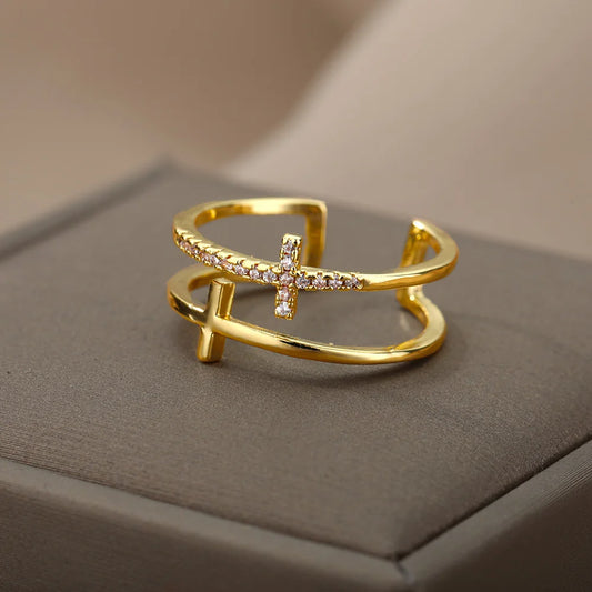 Bague croix
