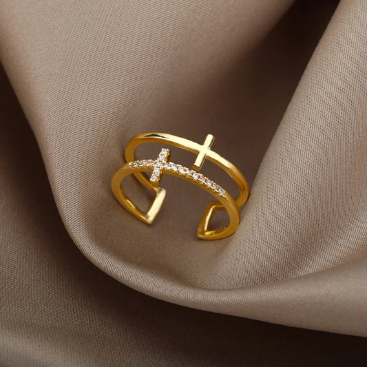 Bague croix