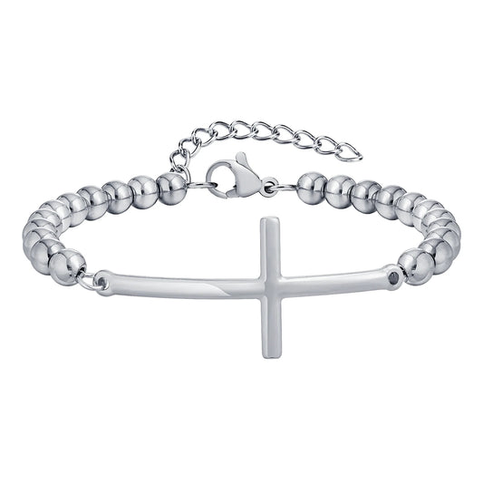 Bracelet croix homme