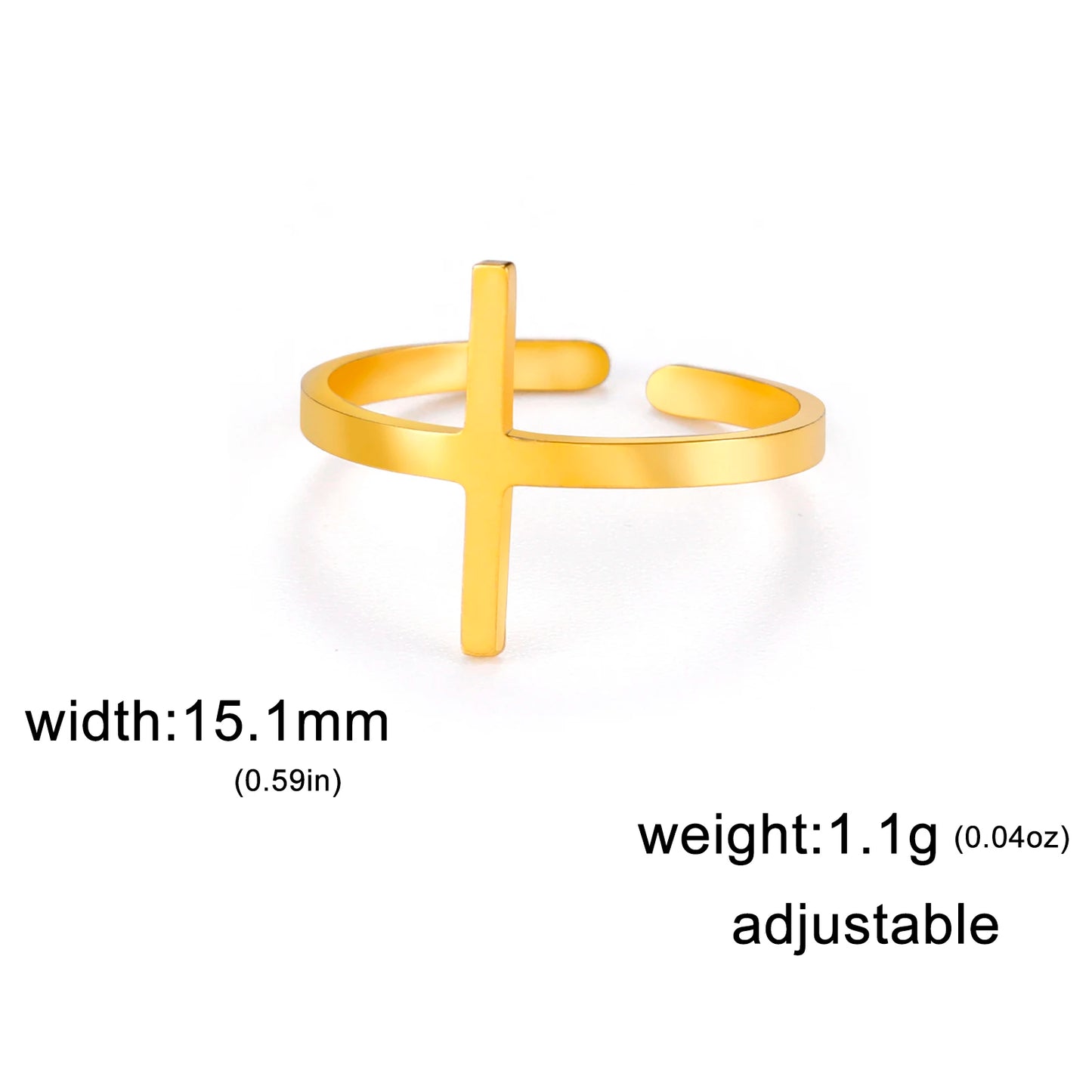 Bague croix