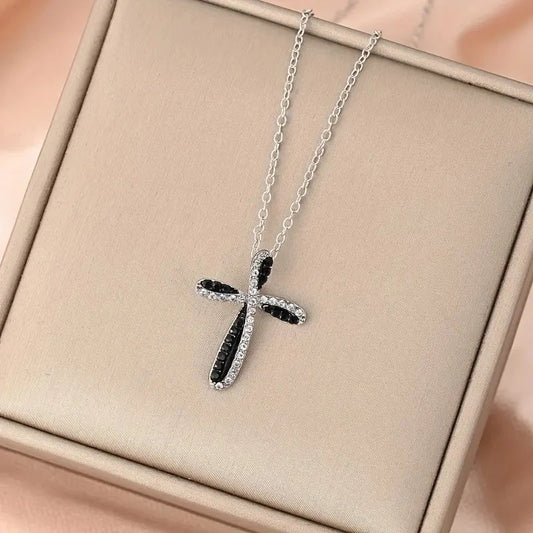 Collier croix femme