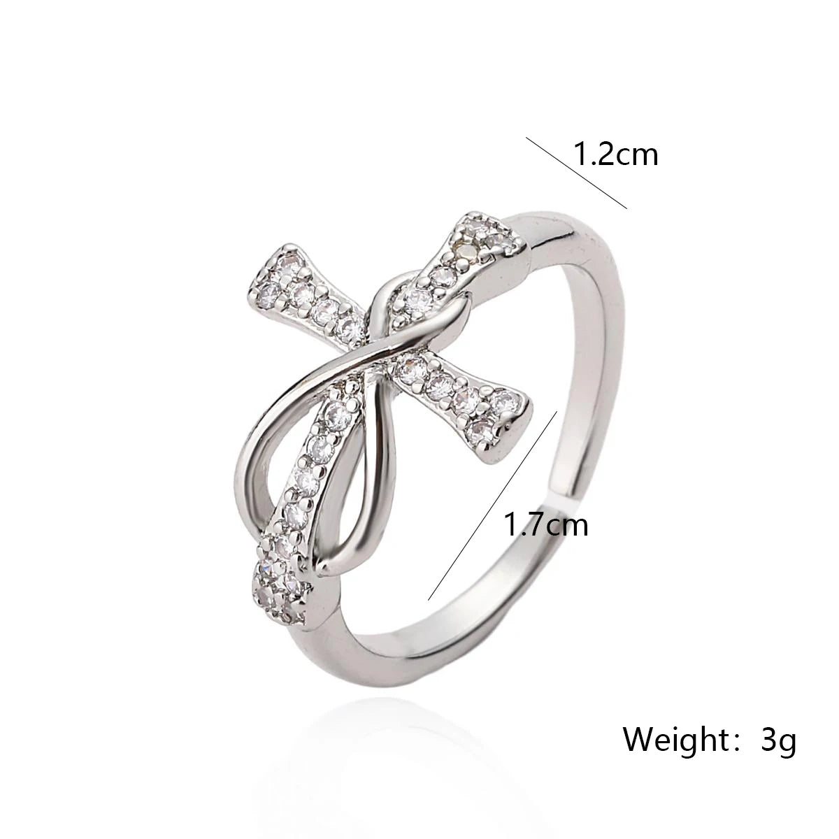 Bague croix