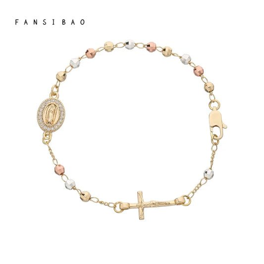 Bracelet croix chrétienne