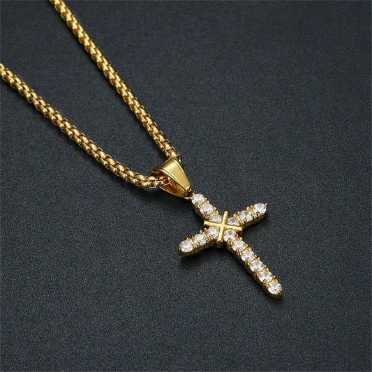 Collier croix femme