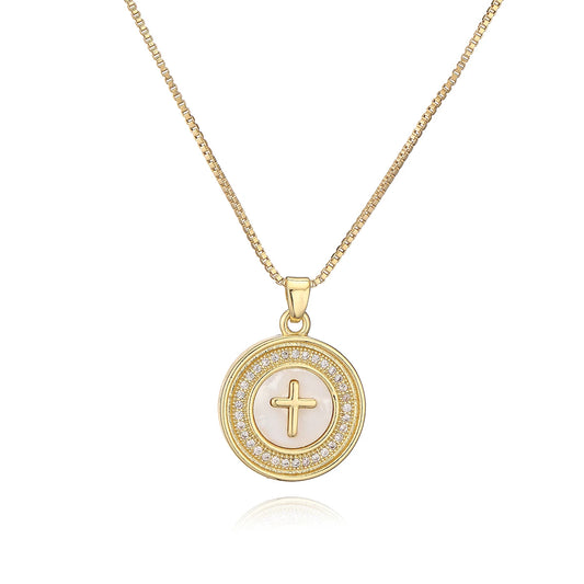 Collier croix femme