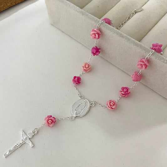 Bracelet croix argent femme