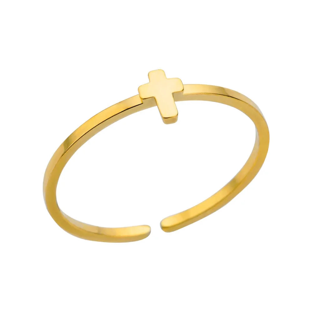 Bague croix chretienne