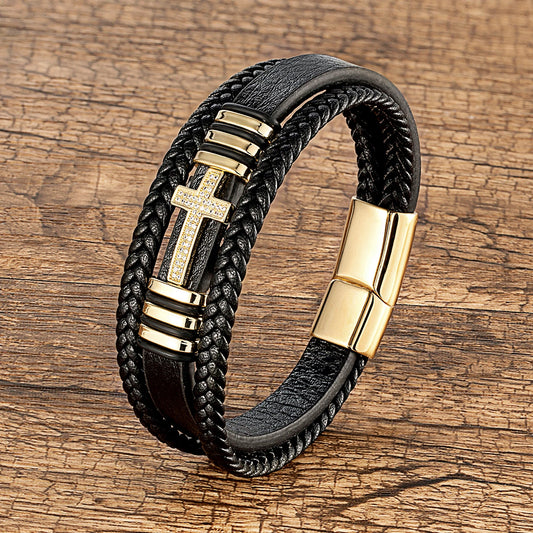 Bracelet croix chrétienne