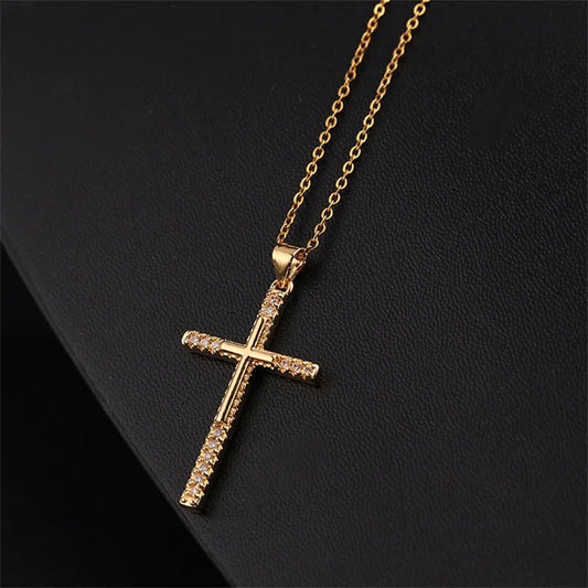 Collier croix femme