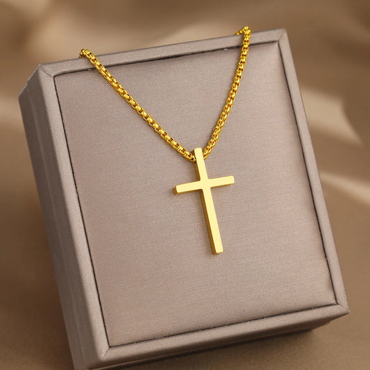 Collier croix femme