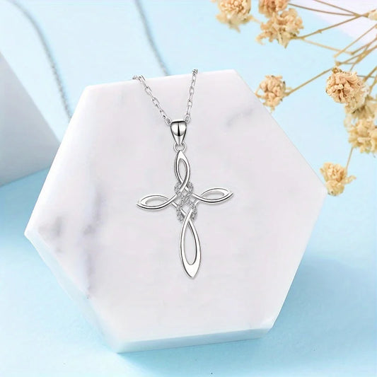 Pendentif argent croix