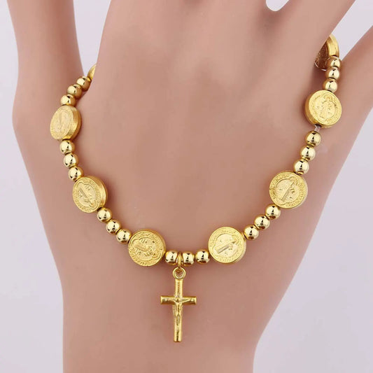 Bracelet croix femme